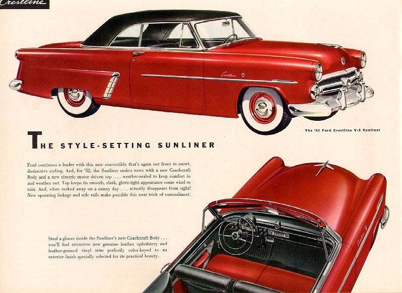 1952 Ford Brochure Page 10